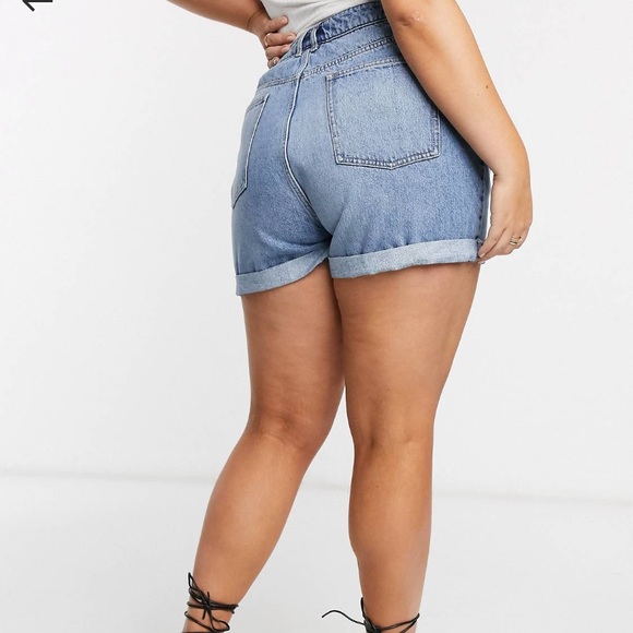 Denim Curve High rise Jean shorts - Picture 2 of 6